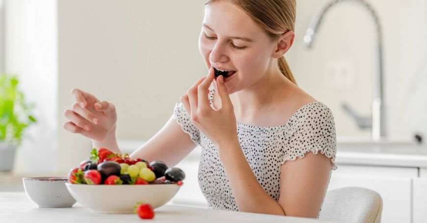 teini-ikäinen saattaa joskus syödä yksipuolisesti