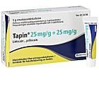 TAPIN 25 mg/g+25 mg/g EMULSIOVOIDE 3 PEITTOSIDETTÄ 5 g