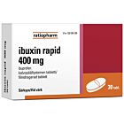 IBUXIN RAPID 400 mg TABLETTI, KALVOPÄÄLLYSTEINEN 30 fol