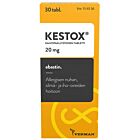 KESTOX 20 mg TABLETTI, KALVOPÄÄLLYSTEINEN 30 fol