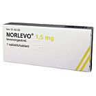 NORLEVO 1,5 mg TABLETTI 1 fol