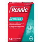 RENNIE SPEARMINT IMESKELYTABLETTI 24 fol
