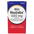 IBUTABS 400 mg TABLETTI, KALVOPÄÄLLYSTEINEN 30 fol