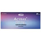 ACYRAX 200 mg TABLETTI 25 fol