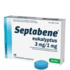 SEPTABENE EUKALYPTUS 3/1 mg IMESKELYTABLETTI 16 fol