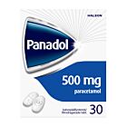PANADOL 500 mg TABLETTI, KALVOPÄÄLLYSTEINEN 30 fol