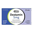DESTAMIN 5 mg TABLETTI, KALVOPÄÄLLYSTEINEN 30 fol