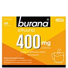 BURANA SITRUUNA 400 mg JAUHE ORAALILIUOSTA VARTEN, ANNOSPUSSI 20 kpl