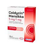COLDYCIN MANSIKKA 5/1 mg IMESKELYTABLETTI, PURISTETTU 24 fol