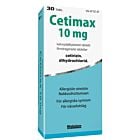 CETIMAX 10 MG KALVOPÄÄLLYSTEINEN TABLETTI 30 fol