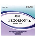 PEGORION 12 G JAUHE ORAALILIUOSTA VARTEN, ANNOSPUSSI 50 x 12 g