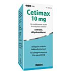 CETIMAX 10 MG KALVOPÄÄLLYSTEINEN TABLETTI 100 fol