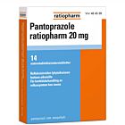 PANTOPRAZOLE RATIOPHARM 20 MG OHUTSUOLESSA HAJOAVA TABLETTI 14 fol