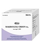 MAKROGOLI ORION 12 G JAUHE ORAALILIUOSTA VARTEN, ANNOSPUSSI 50 x 12 g