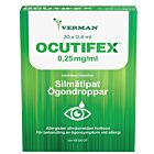 OCUTIFEX 0,25 MG/ML SILMÄTIPAT KERTA-ANNOSPAKKAUKSESSA 20 x 0,4 ml