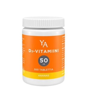 YA D-VITAMIINI 50 MIKROG ANANAS PURUTABL 300 kpl