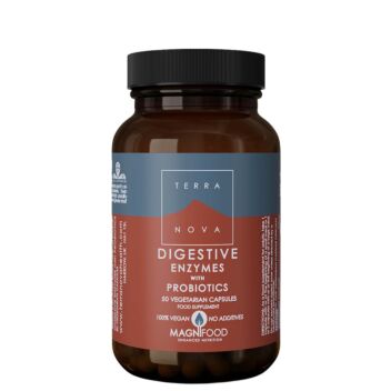 TERRANOVA DIGESTIVE ENZYMES WITH PROBIOTICS KAPSELI 50 kpl