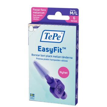 TEPE EASYFIT HAMMASVÄLIHARJA M/L 6 KPL