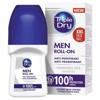 TRIPLE DRY 100H MEN ANTIPERSPIRANT ROLL-ON HAJUSTEETON 50 ML
