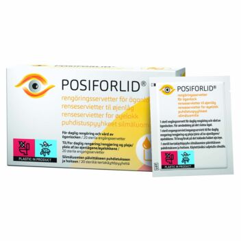 POSIFORLID PUHDISTUSPYYHKEET SILMÄLUOMILLE 20 KPL