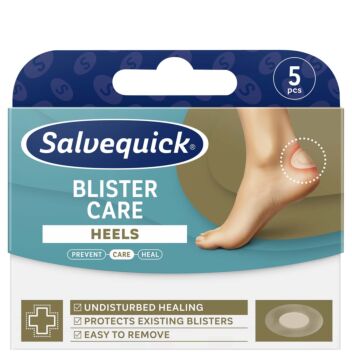 SALVEQUICK BLISTER CARE HEELS RAKKOLAASTARI 5 KPL