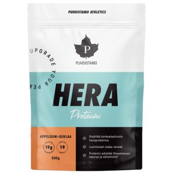 PUHDISTAMO ATHLETICS HERAPROTEIINI APPELSIINI-SUKLAA 500 G