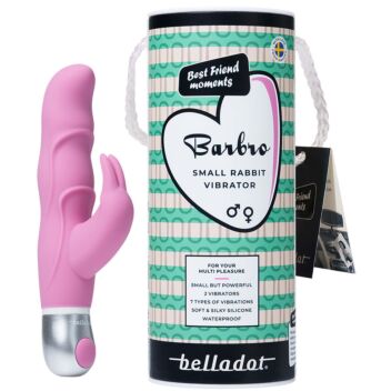 BELLADOT BARBRO SMALL RABBIT VIBRAATTORI VAALEANPUNAINEN 1 KPL