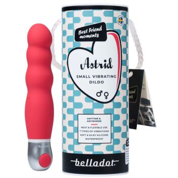 BELLADOT ASTRID SMALL VIBRAATTORI PUNAINEN 1 KPL
