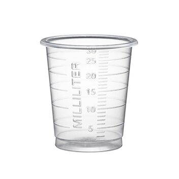 KLINION ECO LÄÄKELASI KIRKAS 30ML 80 kpl