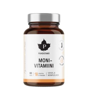 PUHDISTAMO MONIVITAMIINI KAPS 60 kpl