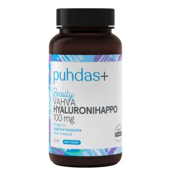 PUHDAS+ VAHVA HYALURONIHAPPO VEGEKAPS 60 KPL