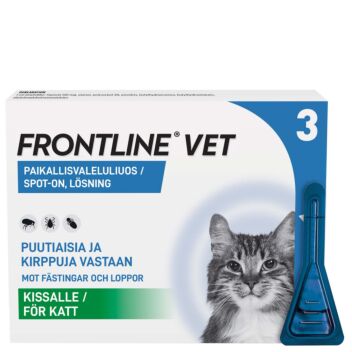 FRONTLINE VET 100 mg/ml PAIKALLISVALELULIUOS 3 x 0,5 ML