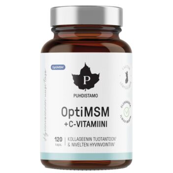 PUHDISTAMO OPTIMSM + C KAPS 120 KPL