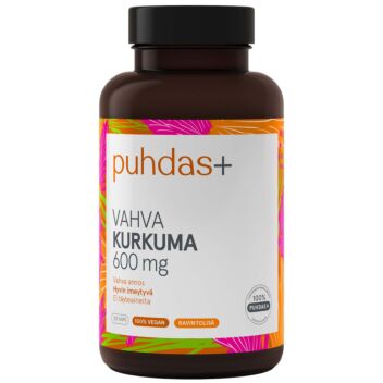 PUHDAS+ VAHVA KURKUMA 600 MG KAPS 120 KPL