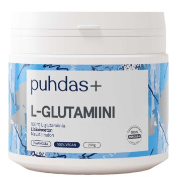 PUHDAS+ L-GLUTAMIINI 200 G