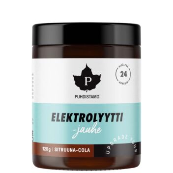 PUHDISTAMO ELEKTROLYYTTIJAUHE SITRUUNA-COLA 120 G