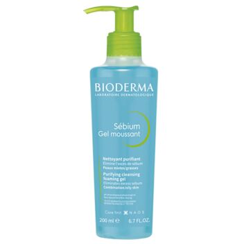 BIODERMA SEBIUM GEL MOUSSANT CLEANSING FOAMING GEL 200 ML