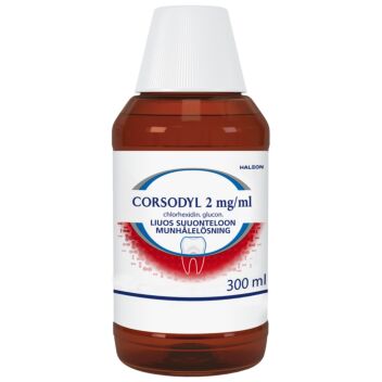 CORSODYL 2 mg/ml LIUOS SUUONTELOON 300 ml