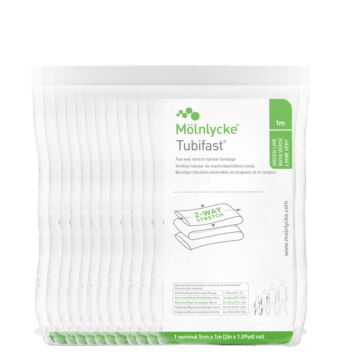 TUBIFAST 5CMX1M 2-WAY STRETCH PUTKISIDOS VIHREÄ 12 KPL