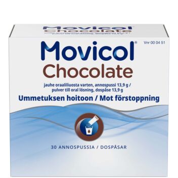 MOVICOL CHOCOLATE JAUHE ORAALILIUOSTA VARTEN, ANNOSPUSSI 30 kpl