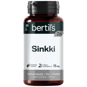 BERTIL'S SINKKI 15 MG TABL 200 KPL