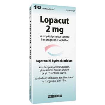 LOPACUT 2 mg TABLETTI, KALVOPÄÄLLYSTEINEN 10 fol