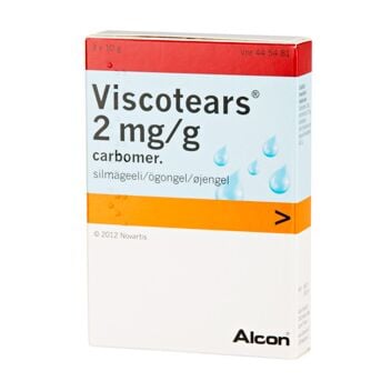 VISCOTEARS 2 mg/g SILMÄGEELI 3 x 10 g