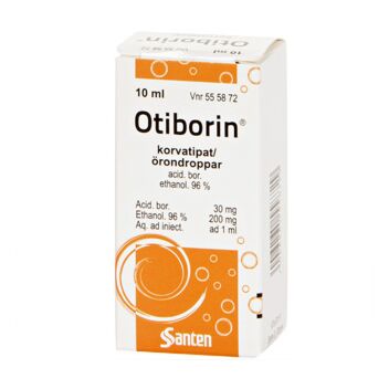 OTIBORIN 30/200 mg/ml KORVATIPAT, LIUOS 10 ml