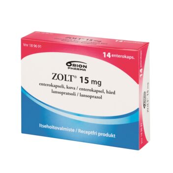 ZOLT 15 mg ENTEROKAPSELI, KOVA 14 fol