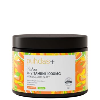 PUHDAS+ C-VITAMIINI 1000 MG 200 g