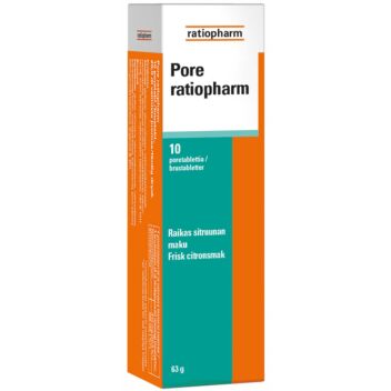 PORE RATIOPHARM PORETABL 10 KPL