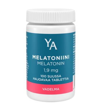 YA MELATONIINI 1,9 MG VADELMA SUUSSA HAJOAVA TABL 100 KPL
