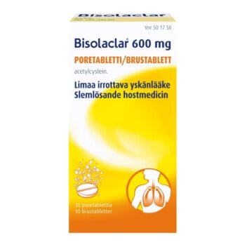 BISOLACLAR 600 mg PORETABLETTI 10 fol