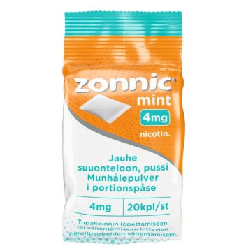 ZONNIC MINT 4 mg PUSSI SUUONTELOON 20 kpl